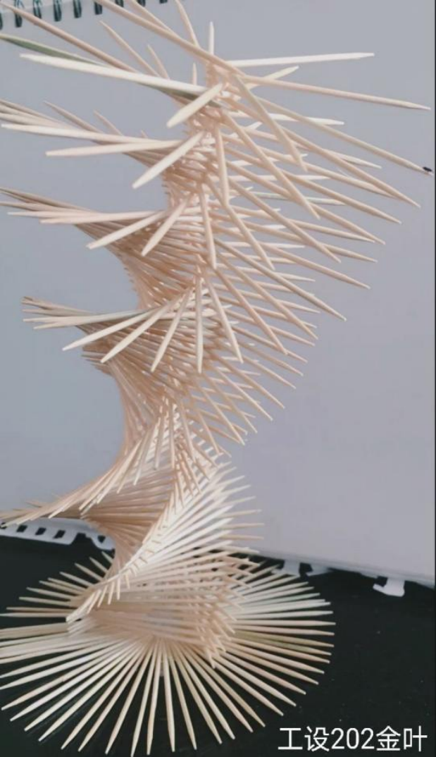 设计艺术学院工设201202班立体构成结课作业展